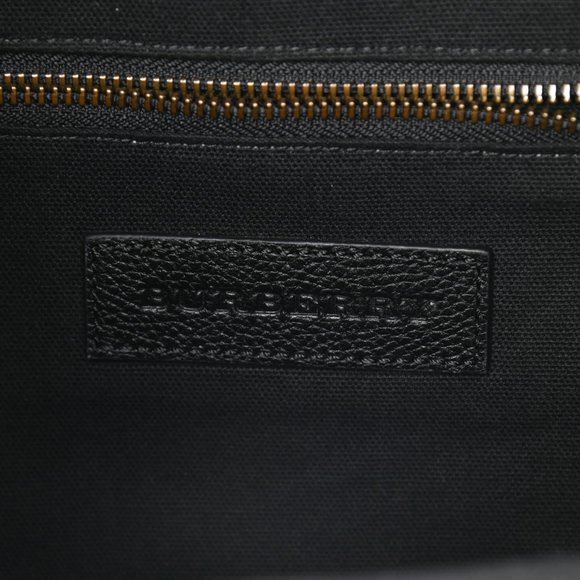 NWT BURBERRY BROOKDALE CANVAS CAMEL CHECK BACKPACK WITH LEATHER TRIM - Picture 5 of 8